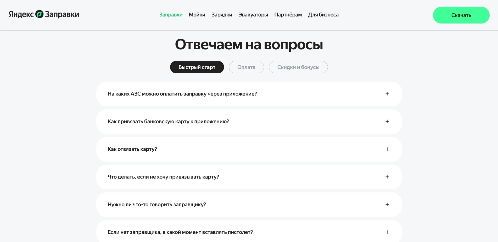 Яндекс Заправки