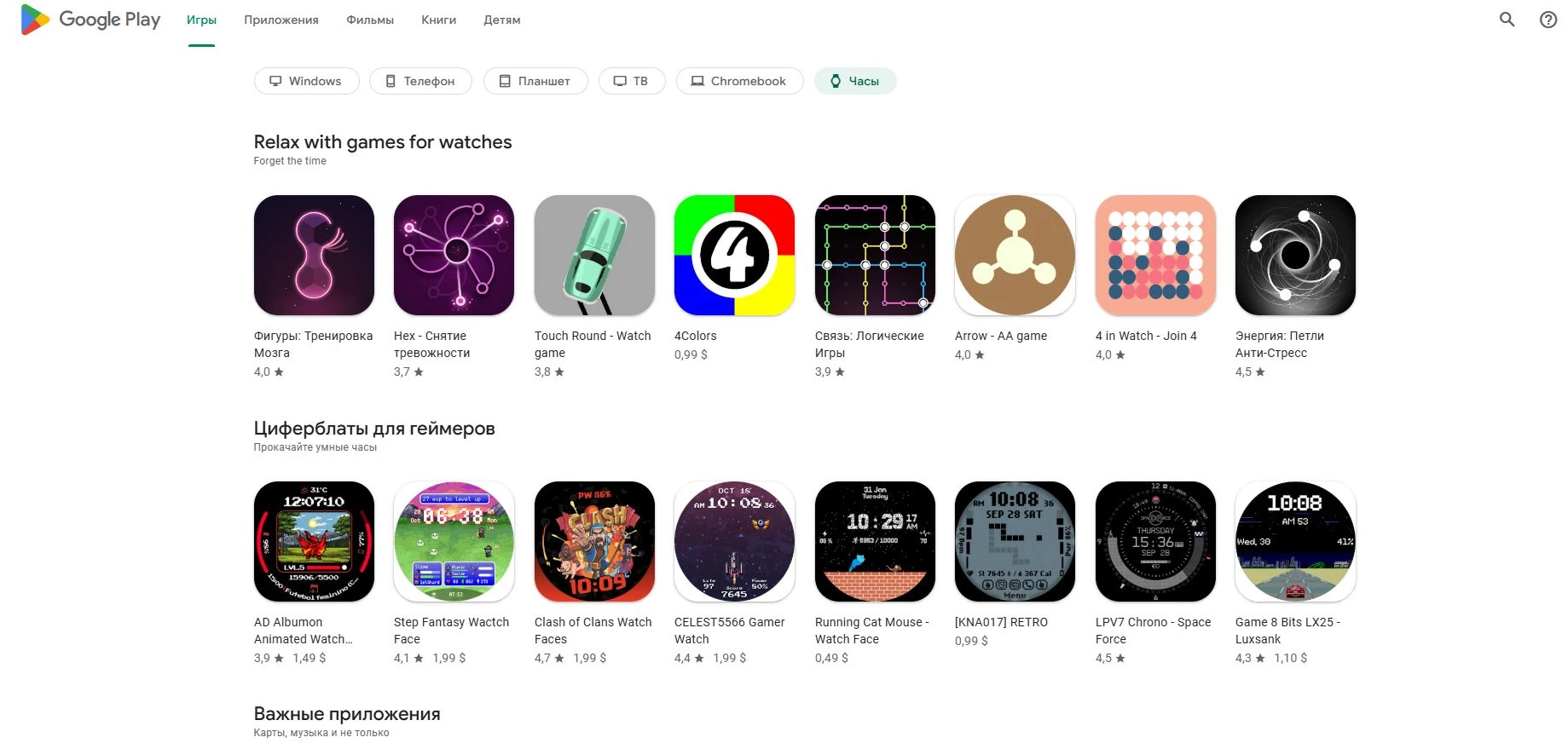 акции гугл плей